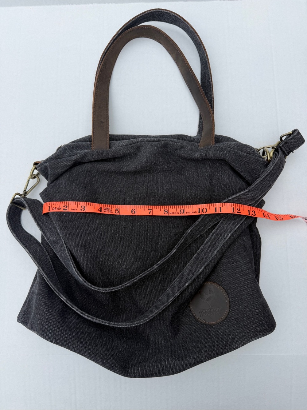 Farmhouse Is My Style Chocolate Crossbody Satchel